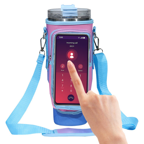 40oz Cup Cover Transparent Touch Screen tumbler cover Neoprene kitchen gadgets